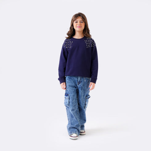 PEARLS SWEATSHIRT